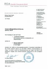 Verkehrsfähigkeitsbescheinigung NEM Lymphosan N Support, 90 g